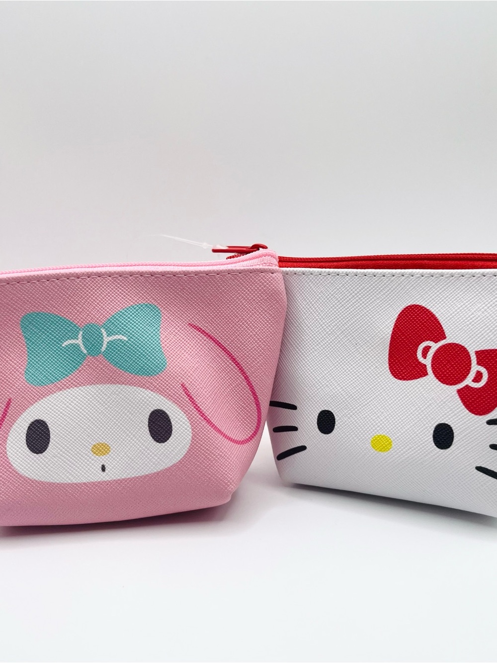 Sanrio My Melody and Hello Kitty Zipper Pouches